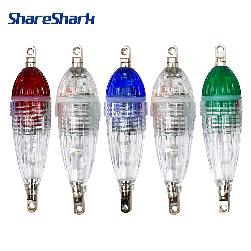 Fish Alarm - ShareShark 5개/봉투 6cm LED 점멸 어류