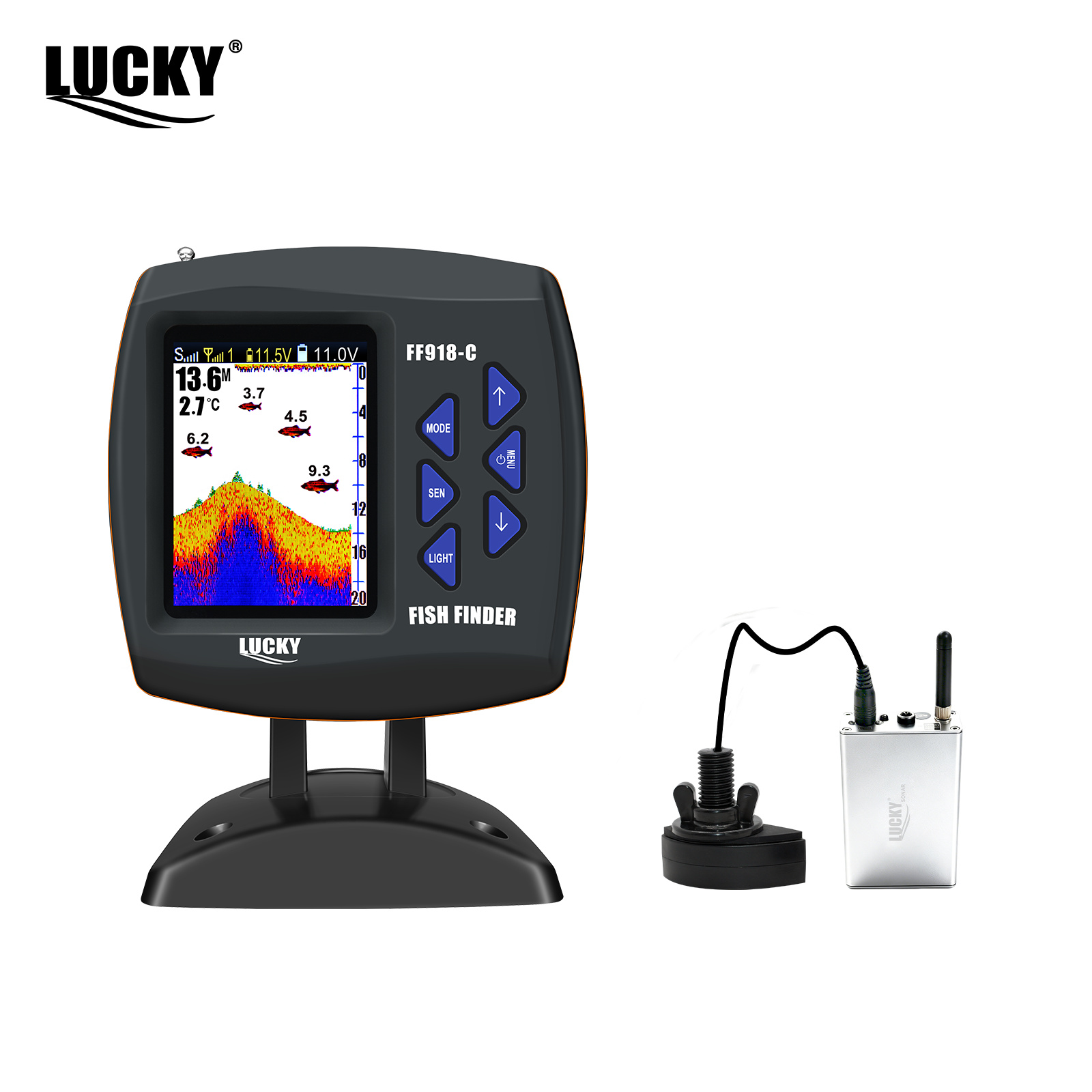 Fishing Depth Finder - 럭키 FF918 무선 원격 조종 보트