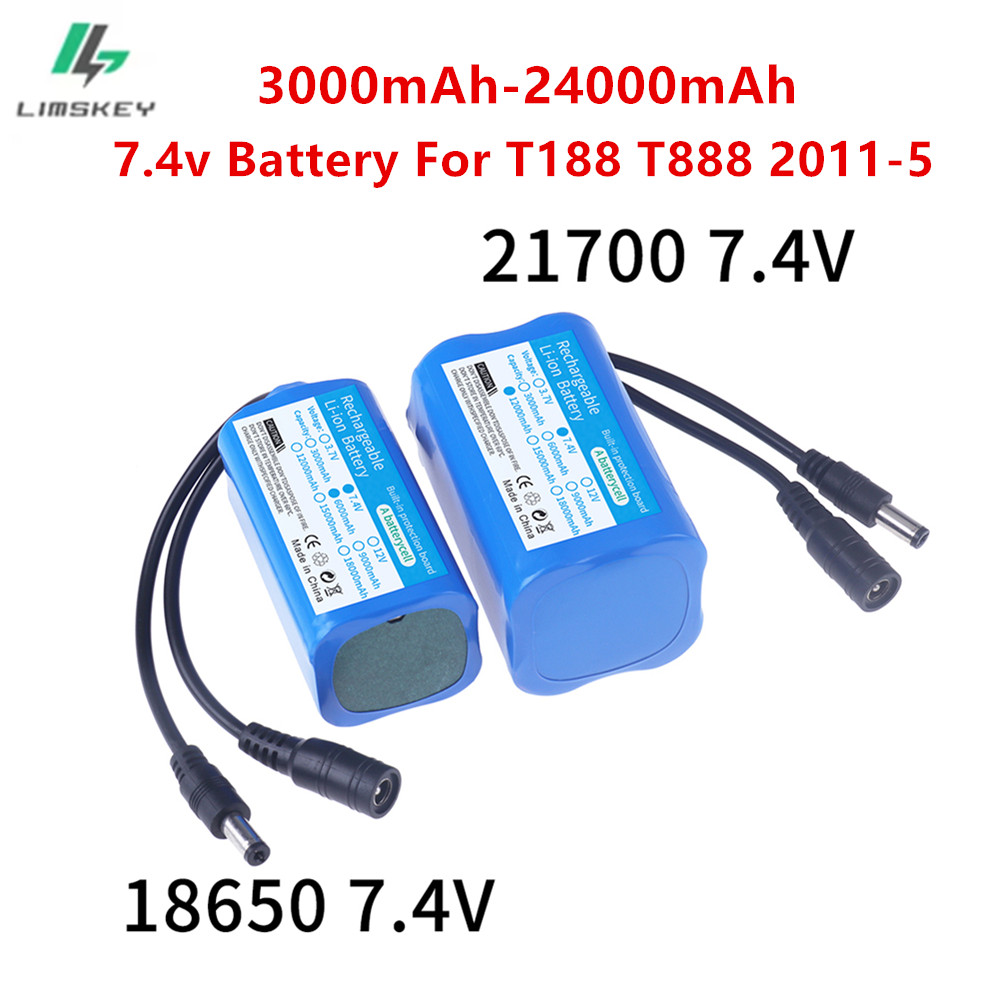 Fish Finder Charger - 7.4V 배터리 3000mAh/6000mAh/9000mAh/12000mAh T188 T888 2011-5