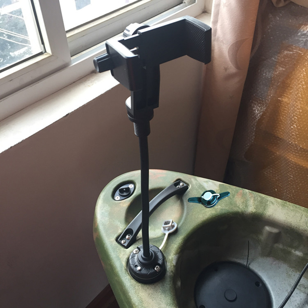 Fish Finder Mount - 카약 휴대폰 홀더 브래킷, 검은 물고기