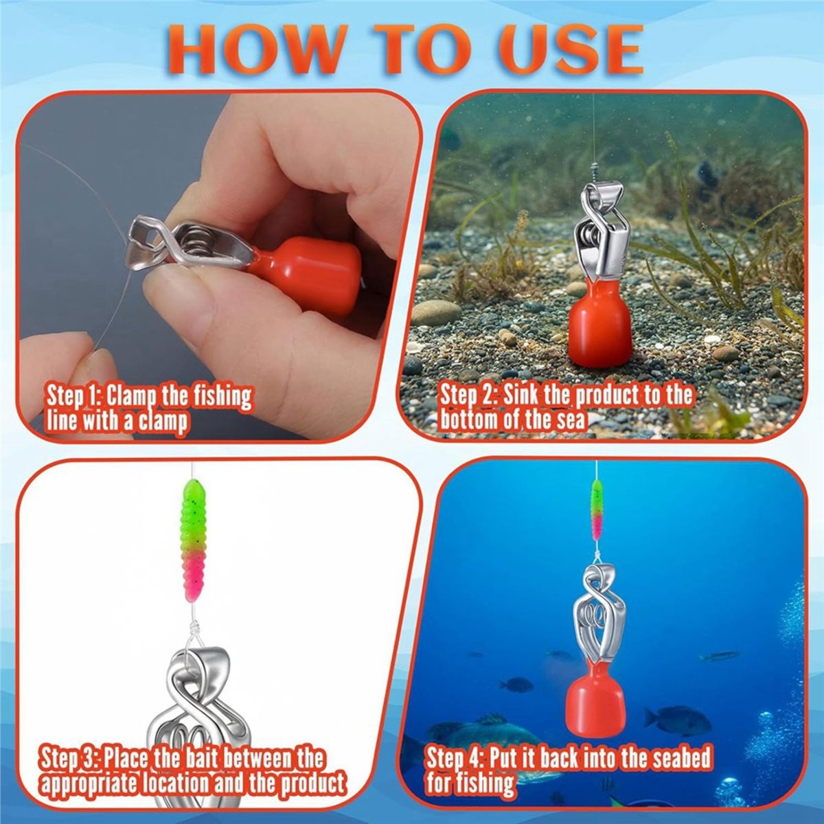 Fishing Depth Finder - 618 메가 세일 4팩 수심 측정기