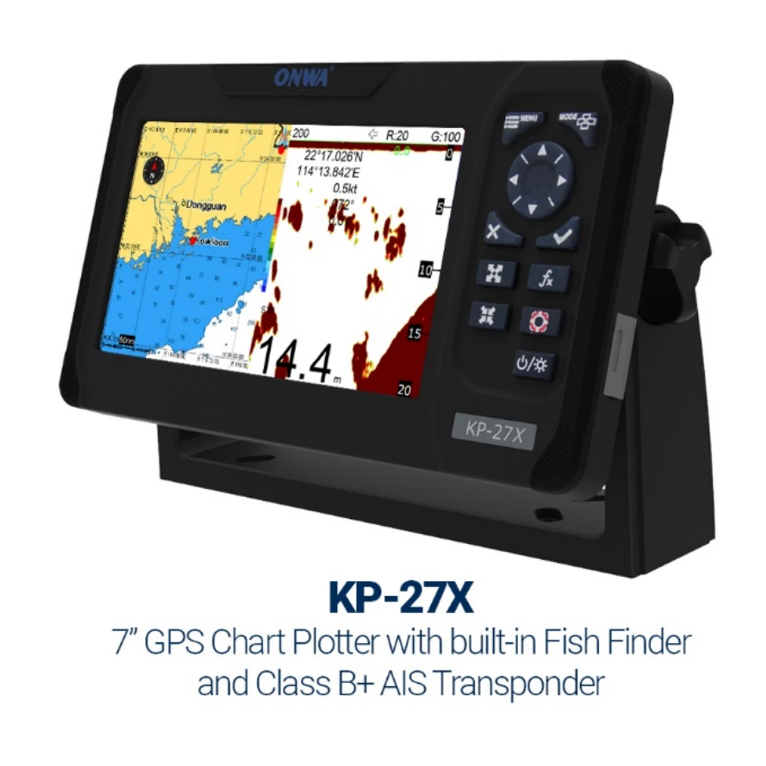 7인치 온와 KP-27X. 클래스 B+ AIS 및 어군 - Fish Finder Transducer 리뷰 및 가격