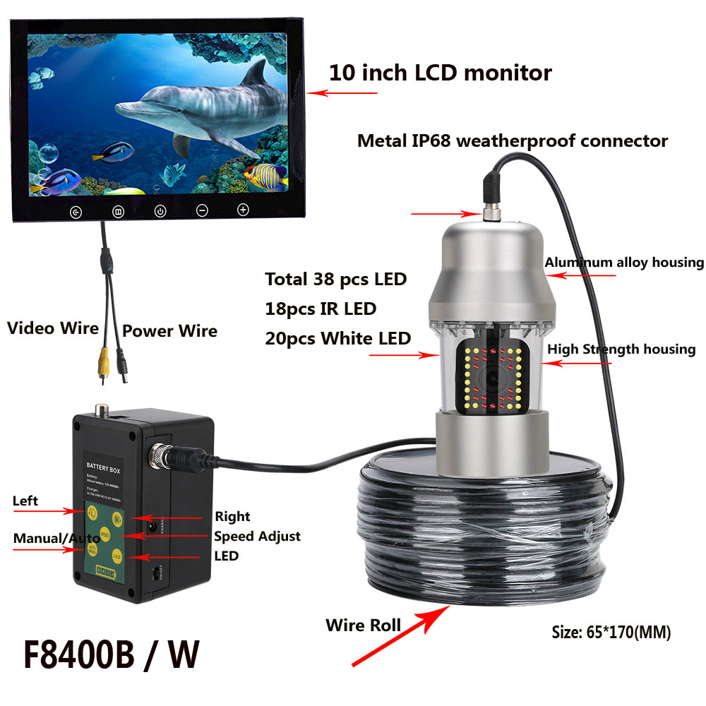 MAOTEWANG 수중 낚시 비디오 카메라 10 인치  - Fish Finder Battery 리뷰 및 가격