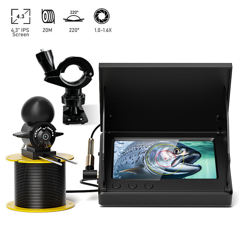 4.3인치 LCD 휴대용 어군탐지기, 20m 수중 카메 - Underwater Camera 리뷰 및 가격
