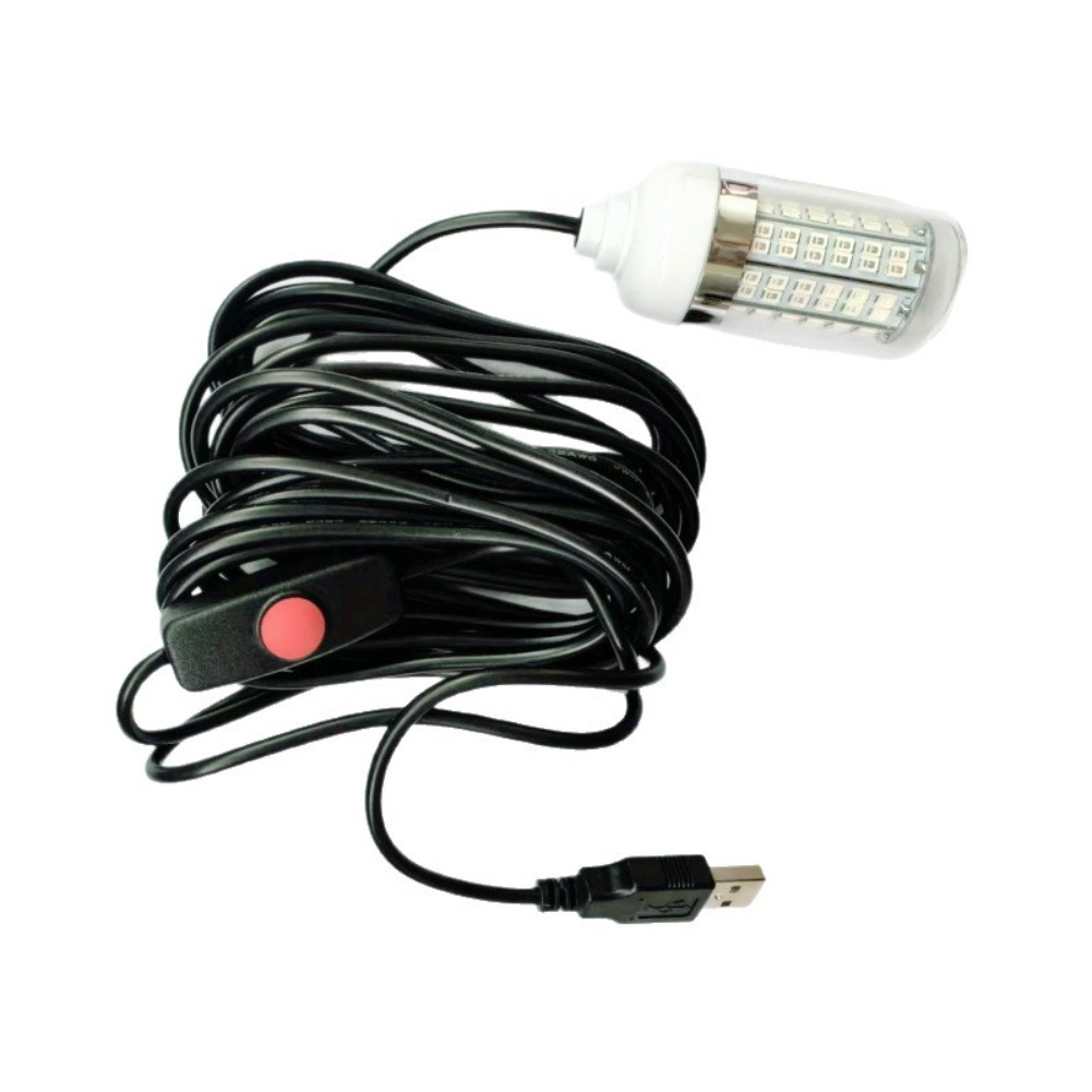 5V 수중 물고기 유인 램프 녹색/흰색/파란색/따뜻한  - Fish Finder Charger 리뷰 및 가격