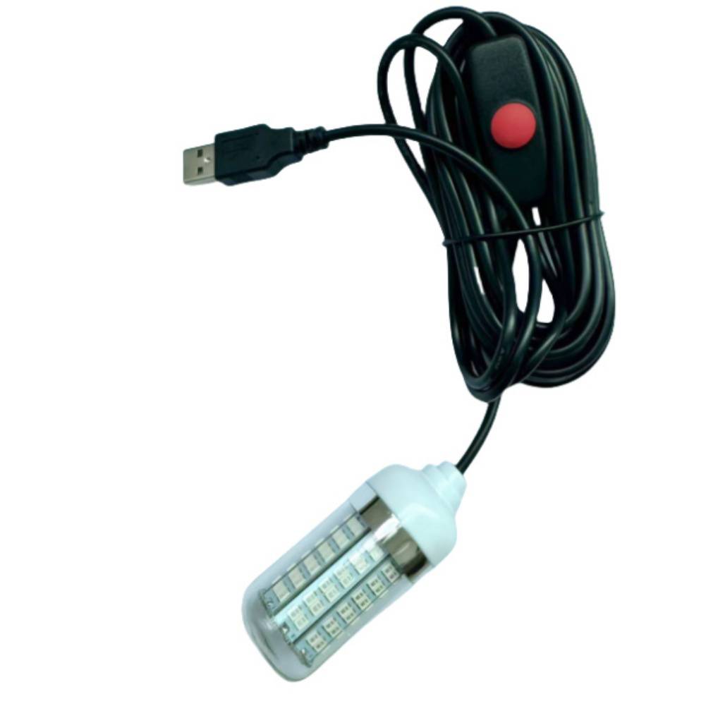 5V 수중 물고기 유인 램프 녹색/흰색/파란색/따뜻한  - Fish Finder Charger 리뷰 및 가격