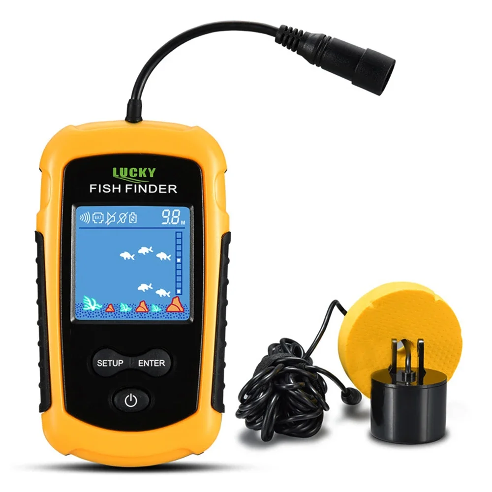 행운의 LCD 컬러 스크린 휴대용 유선 어군 탐지기 1 - Fish Finder Portable 리뷰 및 가격