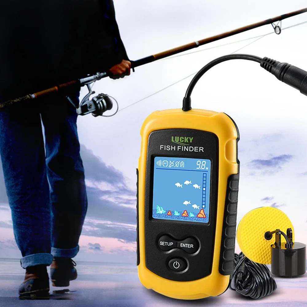 행운의 LCD 컬러 스크린 휴대용 유선 어군 탐지기 1 - Fish Finder Portable 리뷰 및 가격