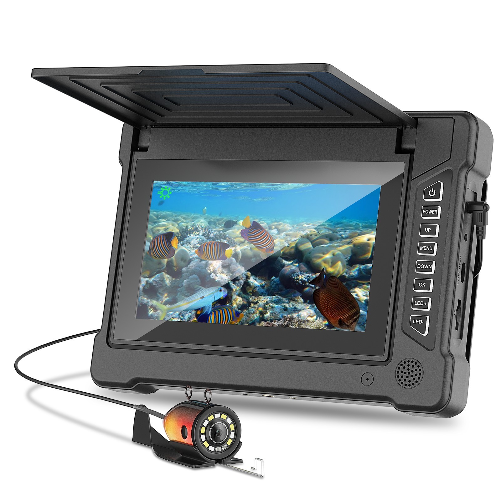 7인치 15M 1200TVL 수중 낚시 카메라 (백색  - Fish Finder Cable 리뷰 및 가격