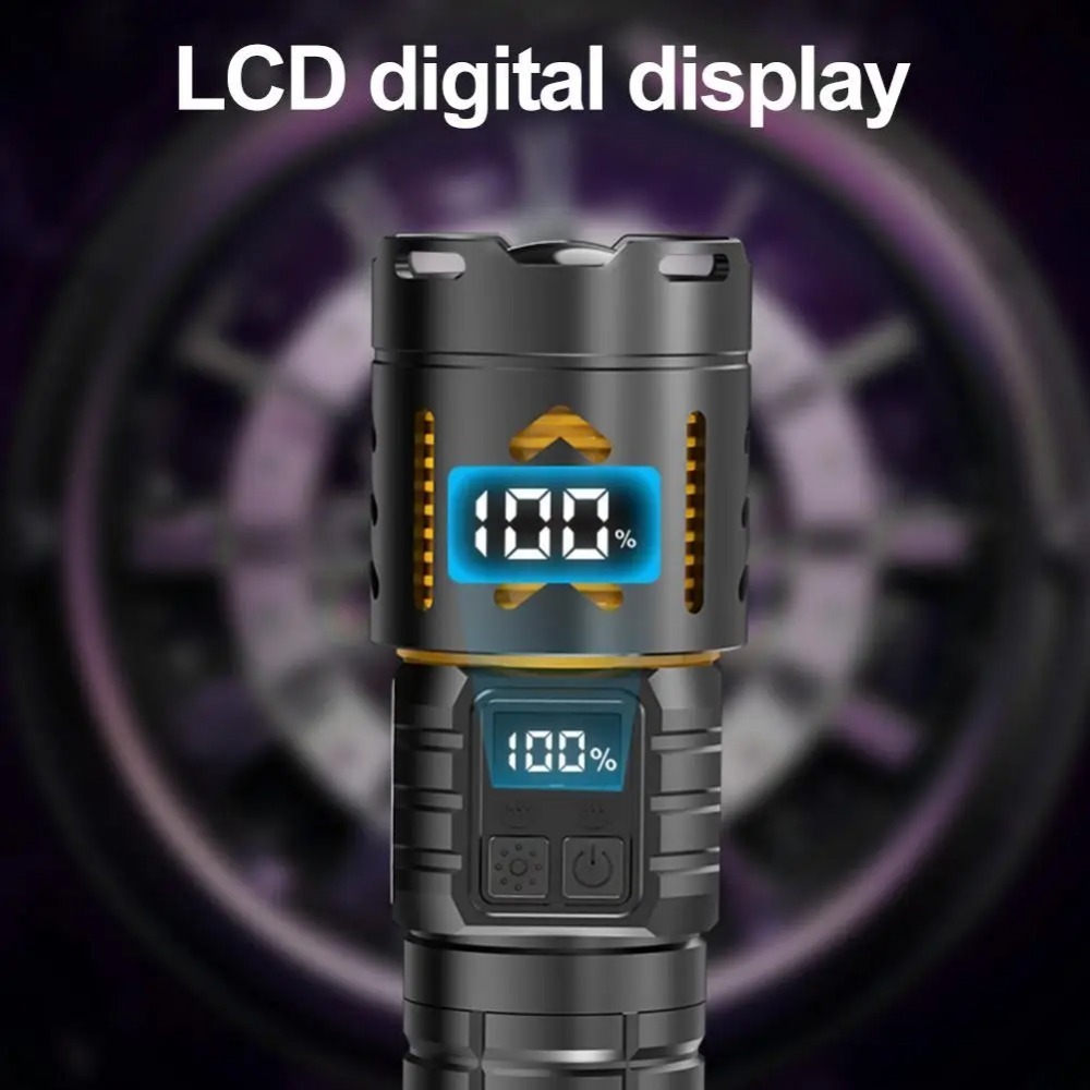 고출력 LED 손전등 줌 가능 타입-C 충전식 작업등  - Fishing Light 리뷰 및 가격