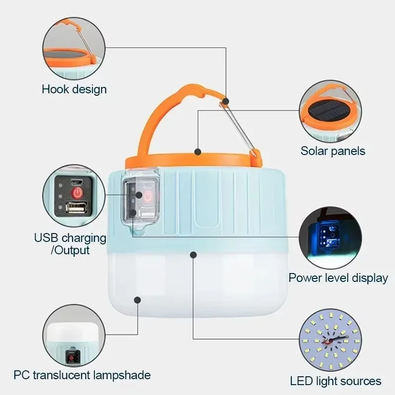 태양열 캠핑 랜턴 충전식 LED 휴대용 작업등 리모컨  - Fishing Light 리뷰 및 가격