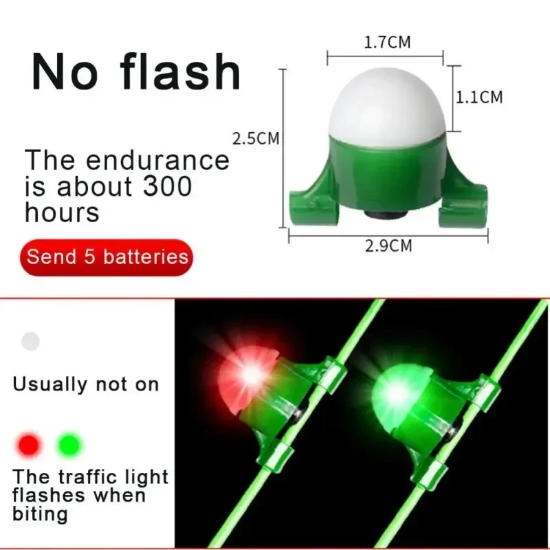 1-4pc LED 낚시 알람 압축 방지 로드 팁 센서  - Fish Alarm 리뷰 및 가격