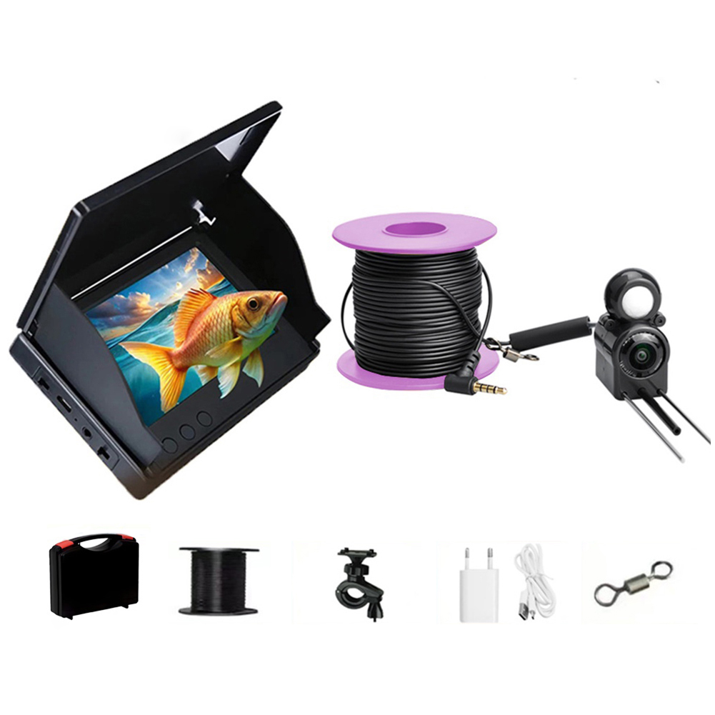 수중 낚시 카메라 4.3인치 IPS 모니터 휴대용 비디 - Fish Finder Cable 리뷰 및 가격