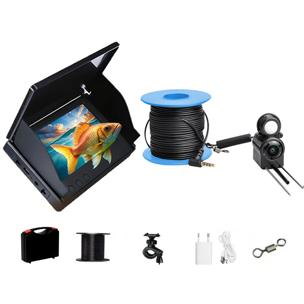 수중 낚시 카메라 4.3인치 IPS 모니터 휴대용 비디 - Fish Finder Cable 리뷰 및 가격