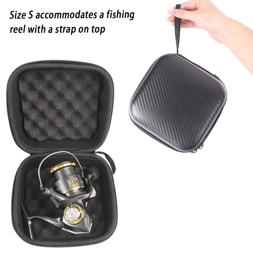 JSFUN 낚시 릴 케이스 S/M/L PU 트윌 질감  - Fish Finder Case 리뷰 및 가격