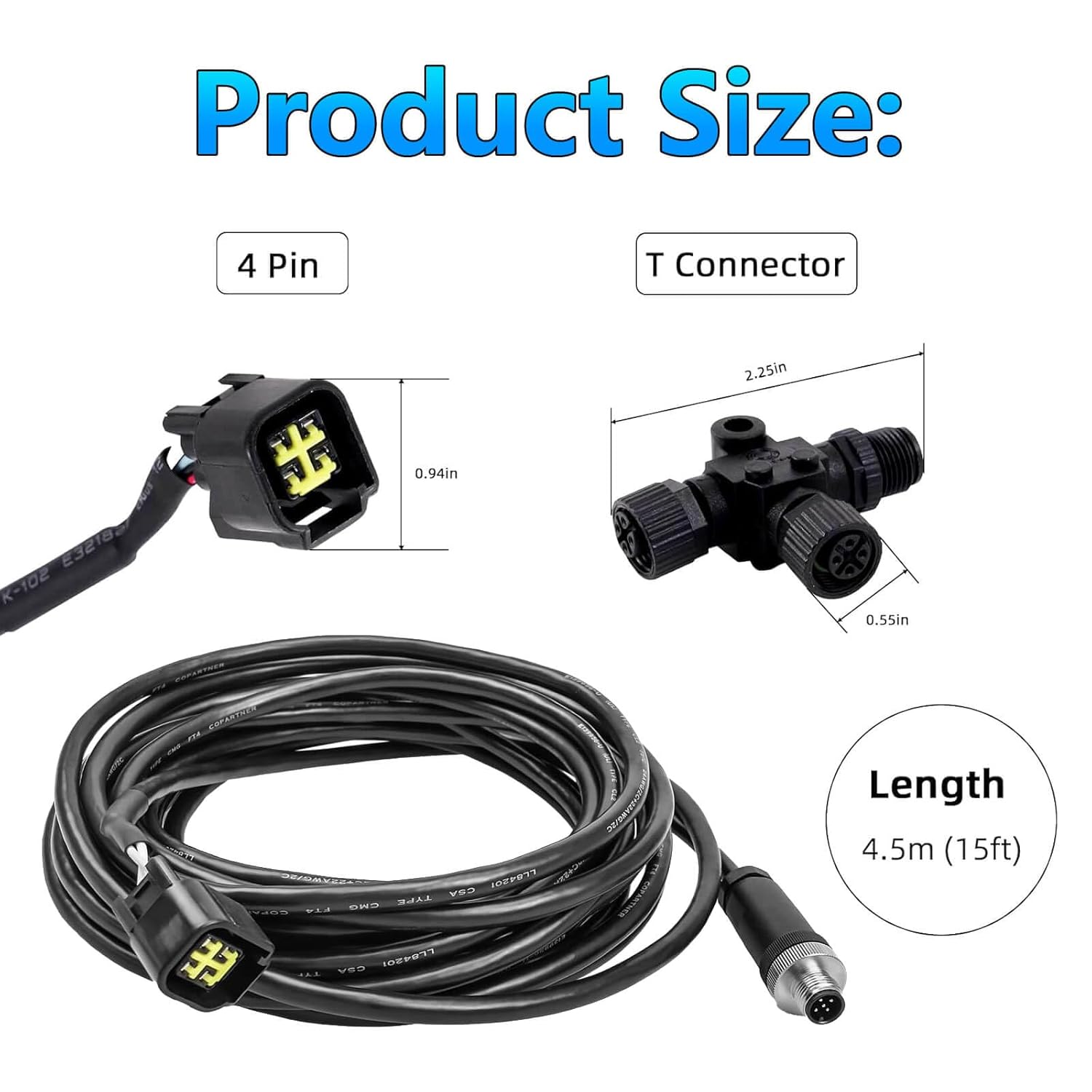 엔진 인터페이스 케이블 NMEA2000 연결용 T 커넥 - Fish Finder Cable 리뷰 및 가격