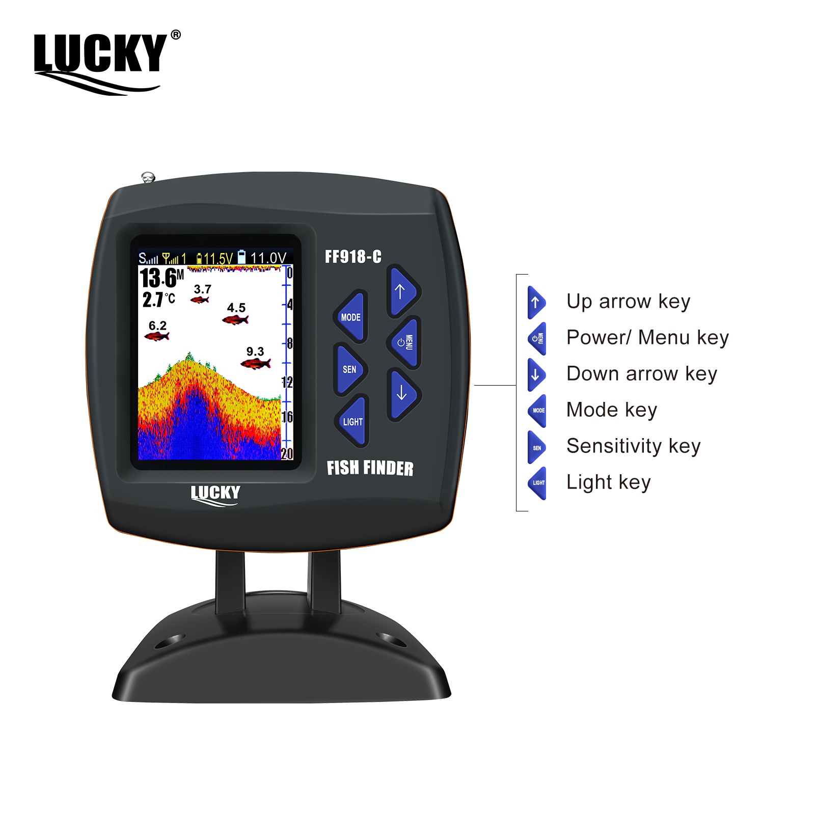 럭키 FF918 무선 원격 조종 보트 어군탐지기 300 - Fishing Depth Finder 리뷰 및 가격