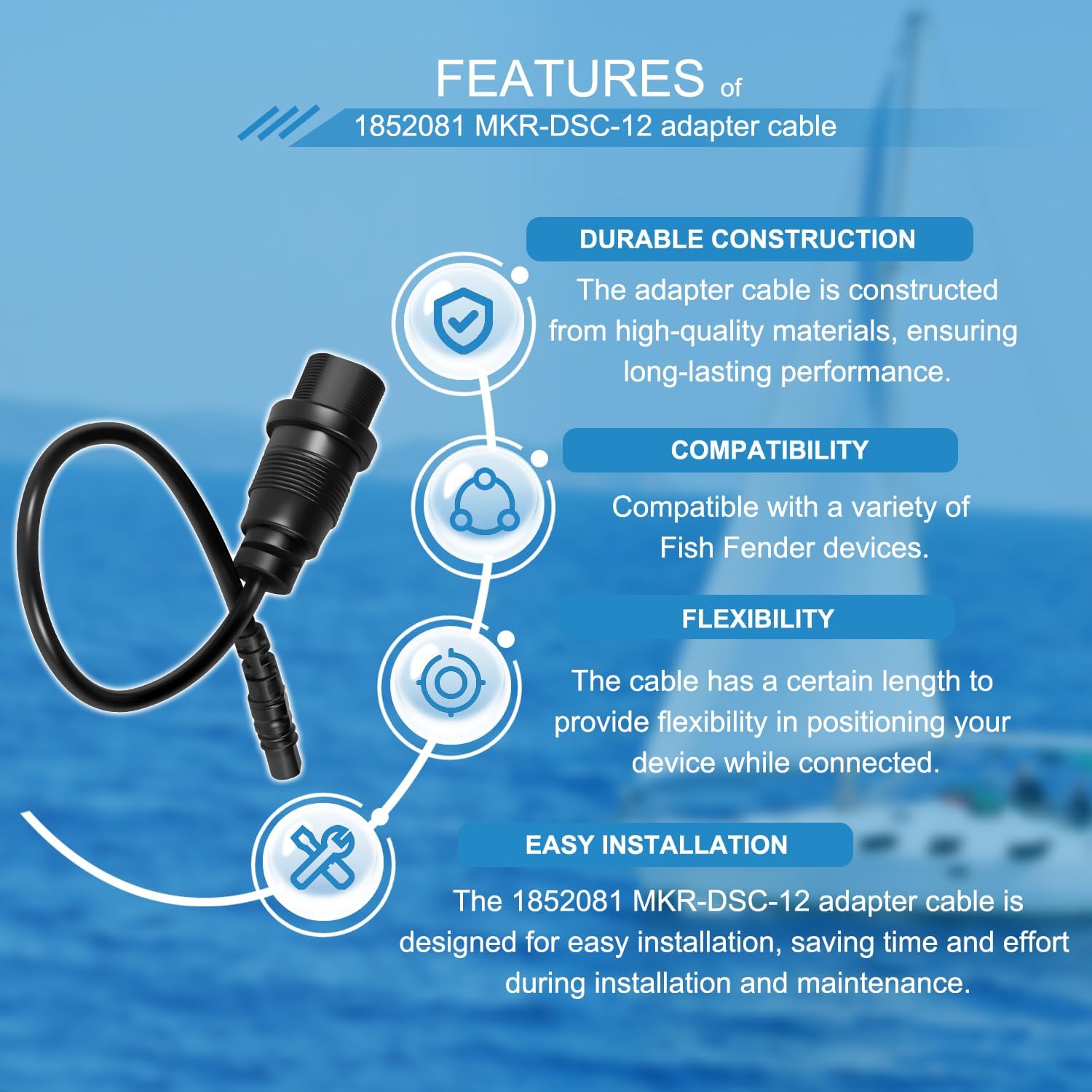 1852081 MKR-DSC-12 어댑터 케이블, 가민 - Fish Finder Cable 리뷰 및 가격