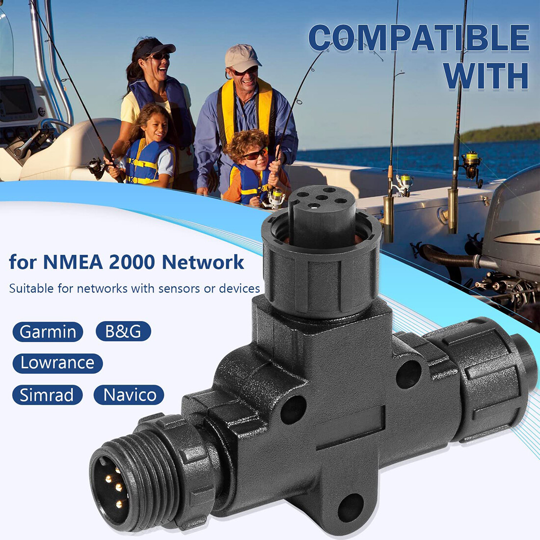 NMEA 2000 마이크로-C T-커넥터 5핀 N2K  - Fish Finder Cable 리뷰 및 가격