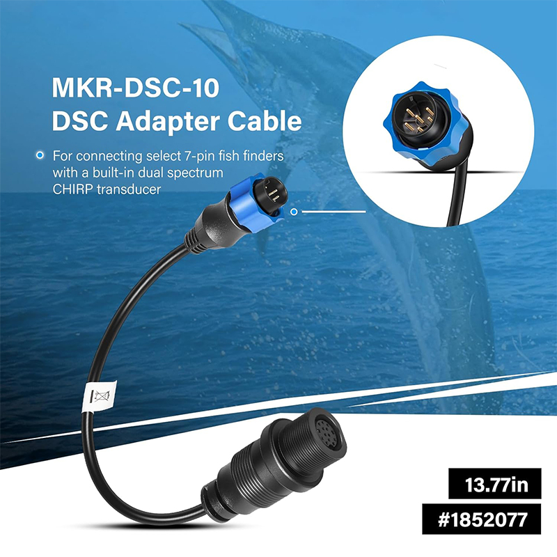 MKR-DSC-10 1852077 로렌스 7핀 어군탐지 - Fish Finder Transducer 리뷰 및 가격