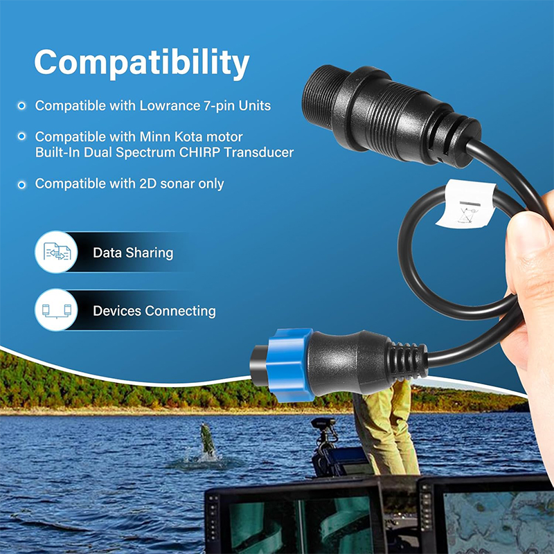 MKR-DSC-10 1852077 로렌스 7핀 어군탐지 - Fish Finder Transducer 리뷰 및 가격