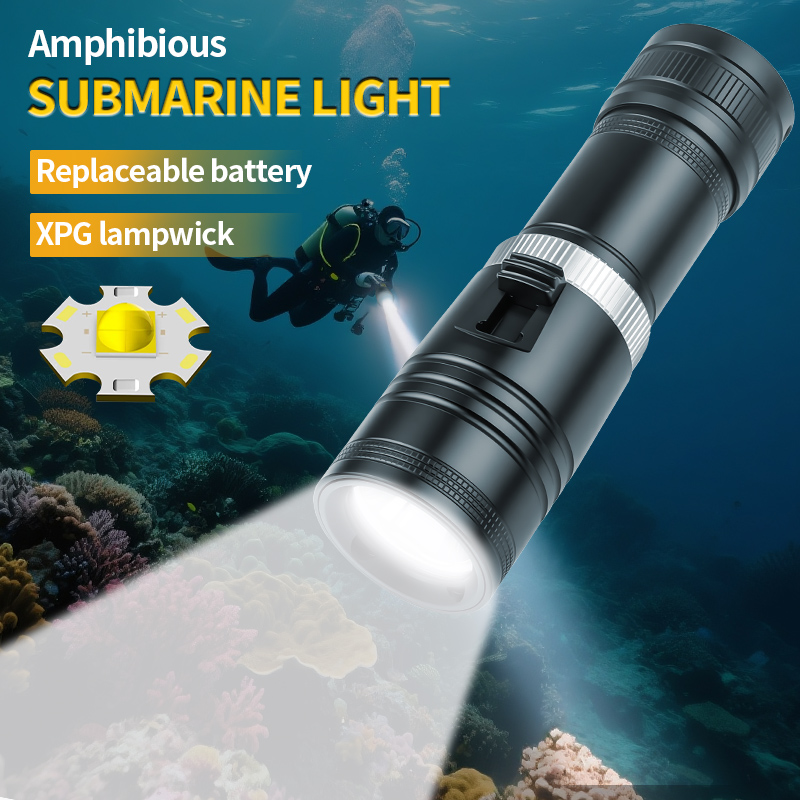 D117 알루미늄 방수 IPX8 다이빙 플래시라이트 L - Fishing Light 리뷰 및 가격