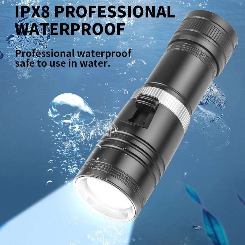 D117 알루미늄 방수 IPX8 다이빙 플래시라이트 L - Fishing Light 리뷰 및 가격