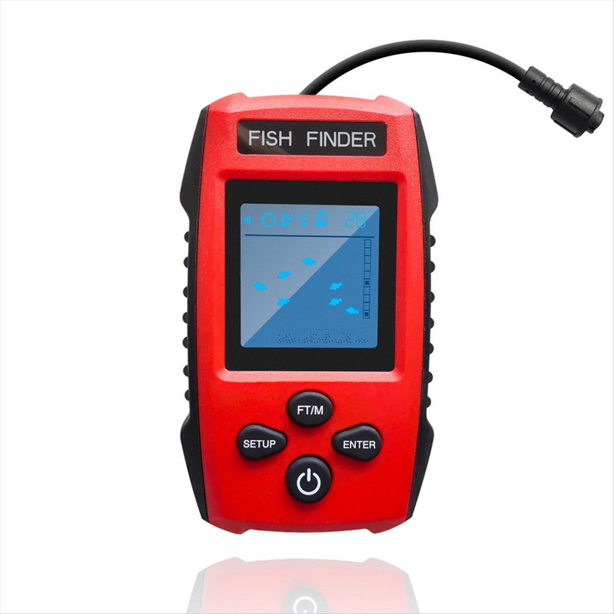 컬러 LCD 어군탐지기 유선 소나 트랜스듀서 탐지 깊이 - Fish Finder Transducer 리뷰 및 가격