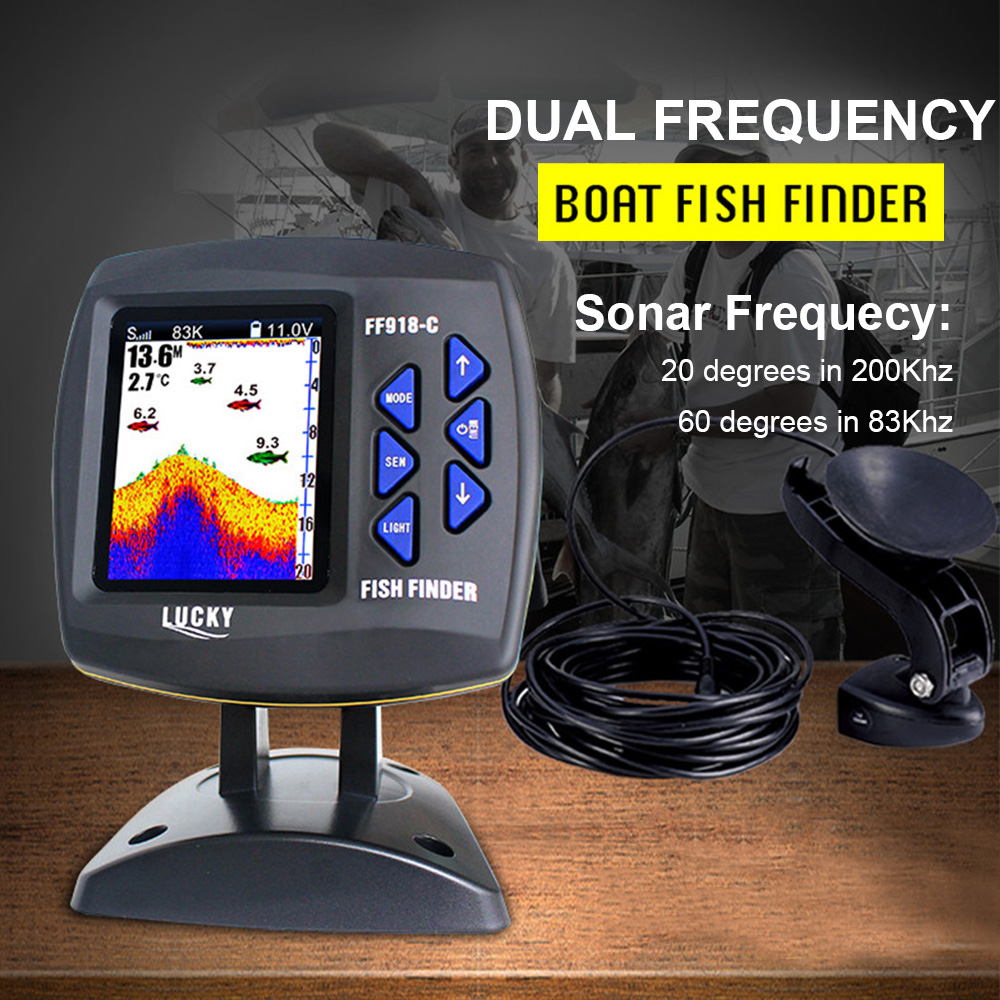 FF918-C100DS 컬러 스크린 유선 어군 탐지기, - Fish Finder Gps 리뷰 및 가격