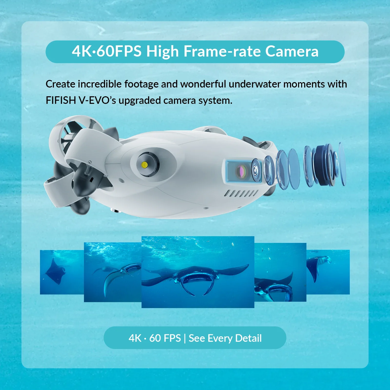 2026 프리미엄 FIFISH V-EVO 수중 카메라  - Underwater Camera 리뷰 및 가격