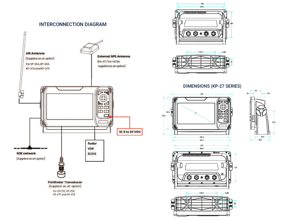 온와 KP-27F 7인치 해양 GPS 차트 플로터 내장 - Fish Finder Transducer 리뷰 및 가격