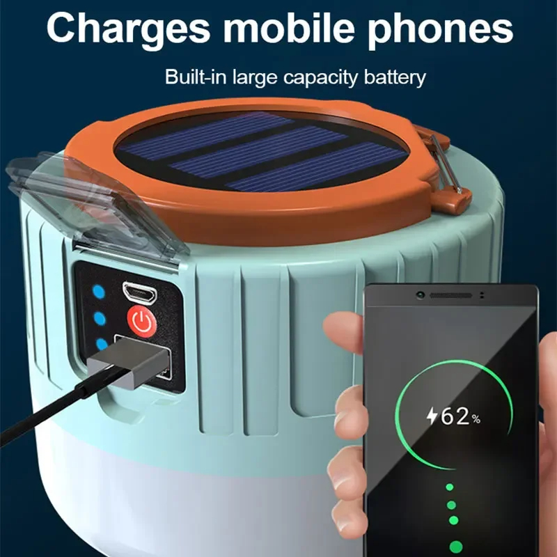 태양열 LED 캠핑 랜턴 USB 충전식 휴대용 야외 비 - Fish Finder Battery 리뷰 및 가격