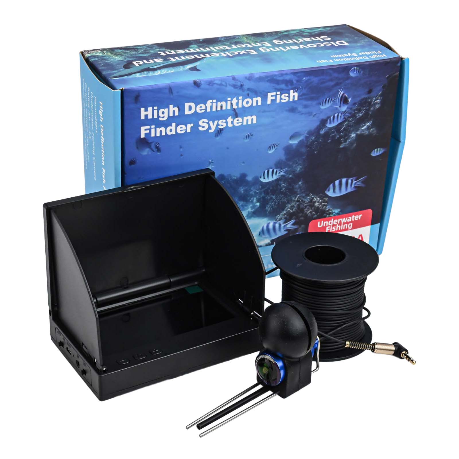 4.3인치 HD 화면 어군탐지기, 220도 광각 수중  - Fishing Depth Finder 리뷰 및 가격