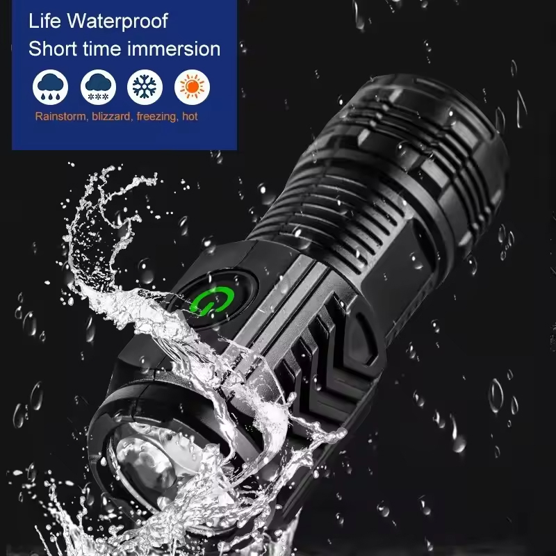 슈퍼 밝은 미니 LED 손전등 토치 충전식 낚시 조명  - Fishing Light 리뷰 및 가격
