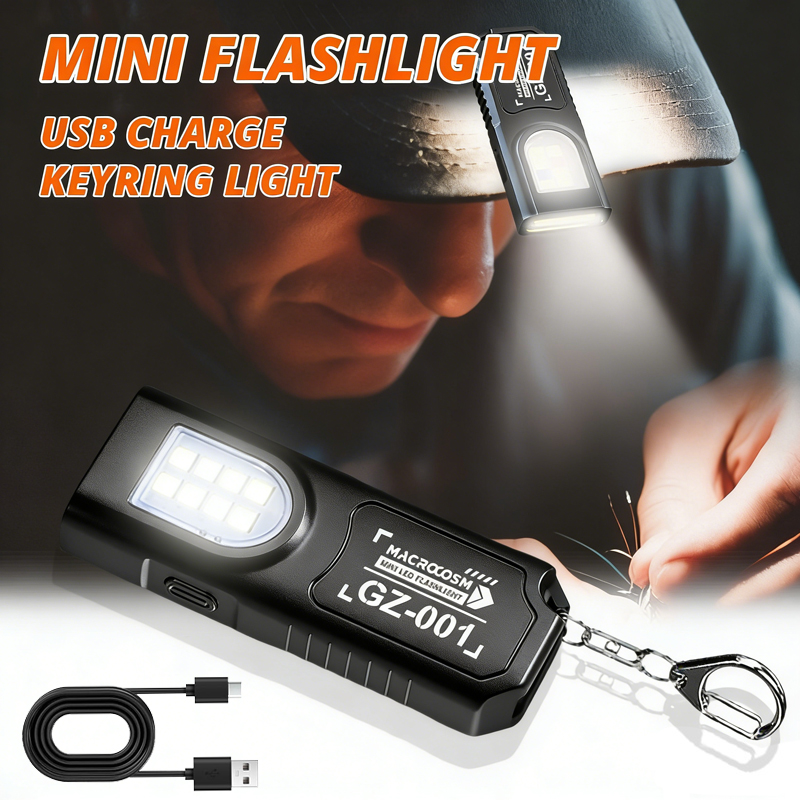 LED 키체인 손전등 타입 C 충전식 550LM 휴대용 - Fishing Light 리뷰 및 가격