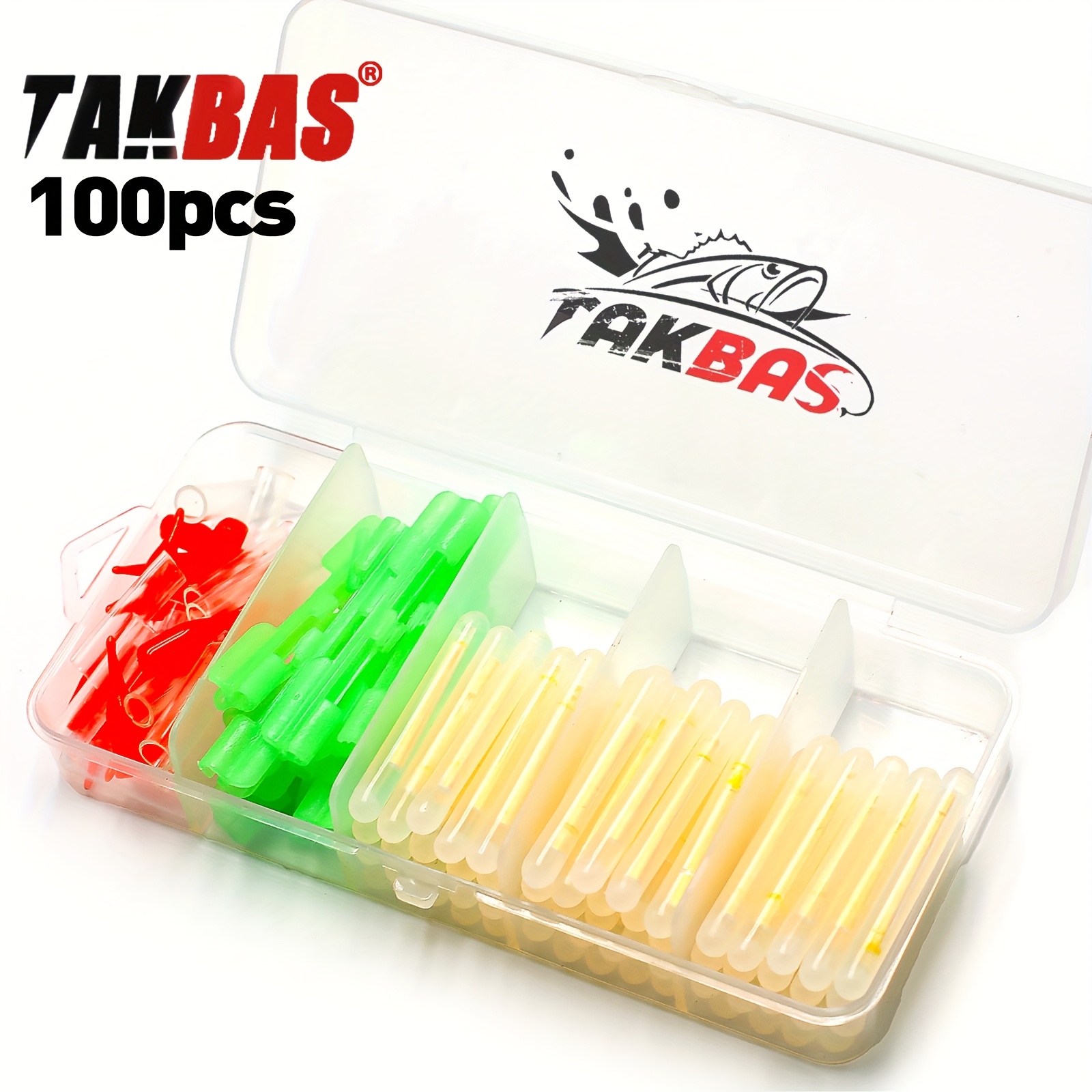 100PCS 낚시 글로우 스틱 세트, 막대 팁 조명 야 - Fish Alarm 리뷰 및 가격